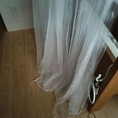女の子の夢のインテリア　お姫様の天蓋　ベッドの覆い　レースカーテンの画像