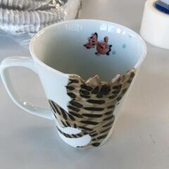 0725-180 猫のマグカップの画像