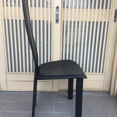 大塚家具 椅子 イス ハイバックチェア 8391 レザー 牛革 ブラック ブランド家具 モダンチェア 　の画像