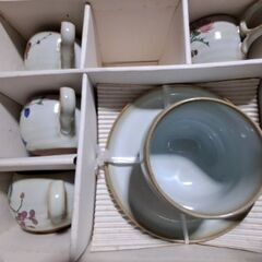 九谷焼コーヒー☕カップセットの画像