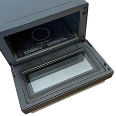 ◯美品 シャープ コンパクトオーブンレンジ 電子レンジ PLAINLY SHARP RE-WF181-B ブラック 黒色 中古品■ジモティ姫路の画像