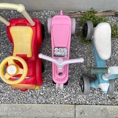 アンパンマン乗用玩具　　3つまとめての画像