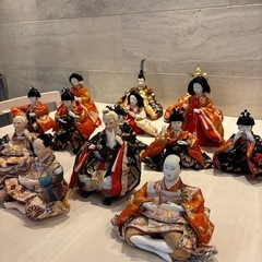 あげます　お雛様やよい15人揃い　古い物ですの画像