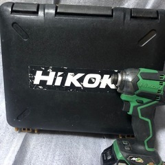 ハイコーキインパクトドライバWH36DC中古美品の画像