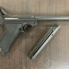 [タナカワークス/TANAKA WORKS] トイガン/玩具銃/ガスブローバック ルガーP08 6インチの画像