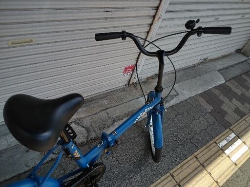 MIMOLETTE 折りたたみ自転車 青 MIMOLETTE[ミモレット]20吋 折り畳み自転車 シングル/ブルー