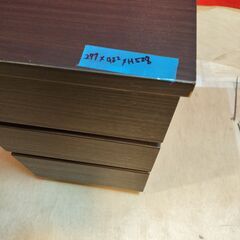 ●三段引き出し●●オフィス●事務所●書棚●●中古●●オフィスチェスト●デスクワゴン●チェストの画像