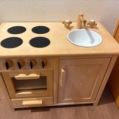 希少‼︎MILAN木製ままごとキッチンの画像