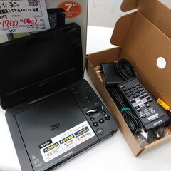 品質保証☆配達有り！7700円（税込み）美品 SONY ポータブルDVDレーヤー 付属品付きの画像