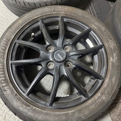 ホイール　G.speed　14×4.5J　+45　PCD100　4H　ブラック　4本　の画像