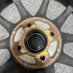 ホイール　G.speed　14×4.5J　+45　PCD100　4H　ブラック　4本　の画像