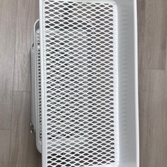 ニトリ　3段とも高さ調節ができるキッチンワゴン スリム (ホワイト)【スチールワゴン トロリ3】の画像