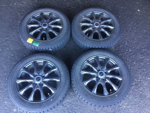 155/65R14 アルミホイール付スタッドレスタイヤ 4本セット
