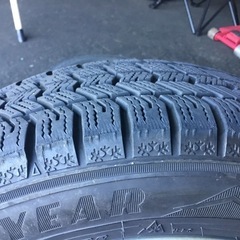 155/65R13 アルミホイール付スタッドレスタイヤ 4本セットの画像