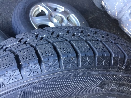 145/80R13 アルミホイール付スタッドレスタイヤ 4本セット