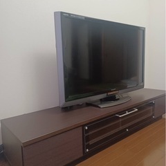 SHARP AQUOS液晶テレビ46インチ+テレビ台の画像