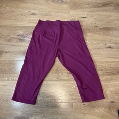 32° COOL パープル クロップドパンツ Lの画像