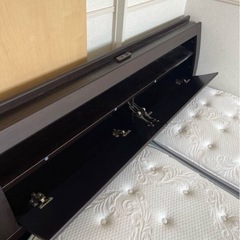ニトリダブルベッド(マットレス付き)の画像