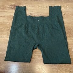 WORKOUT ダークグリーン レギンス Mサイズの画像