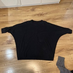 ユニクロ　オーバーサイズ長袖Tシャツ XL 2色セットの画像