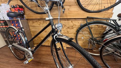 試乗可能です！リユース品　レトロカスタム車　ブリヂストン　トレンディ　２７インチ　ブラック 試乗可能です！リユース品 レトロカスタム車 ブリヂストン トレンディ