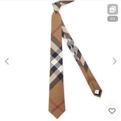 [激安] BURBERRY 8037192 イタリア製 ノバチェック ネクタイ 新品の画像