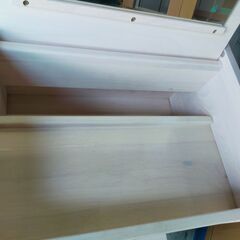 ドレッサー デスクとしても使用可能 チェア付き デスク時サイズ 幅50cm 奥行き40cm 高さ70cm の画像