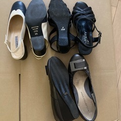 靴.サンダル3足の画像