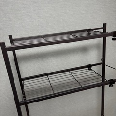 洗濯機上収納ラックの画像