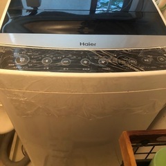 Haier 5.5kg 全自動洗濯機【2018年製】ホワイト JW-C55A-W サイズ：幅526×奥行500×高さ888(㎜) 8/24引越しを機に手放す考えです。 8/17の週の日程でぜひご連絡ください。の画像