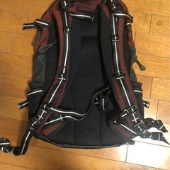 MASTER-PIECE メッシュバックパック 黒/赤の画像