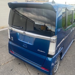 ⭐︎両側パワースライド⭐︎N BOXカスタム　車検2年付き　綺麗なブルーの画像