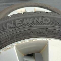 ブリジストン155/65R14 23年バリ山の画像