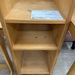★リユースのサカイ高崎店★TJ12309  棚 ライトブラウン H95×D40×W31 クリーニング済みの画像