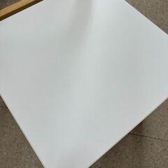 ★リユースのサカイ高崎店★TJ12310 (株)ニトリ 椅子 ライトブラウン/白 H78.5×D50×W40 クリーニング済みの画像
