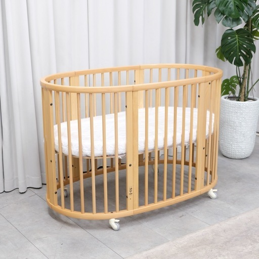 KG-19【新入荷　リサイクル品】ストッケ　スリーピーベッドセット　ナチュラル