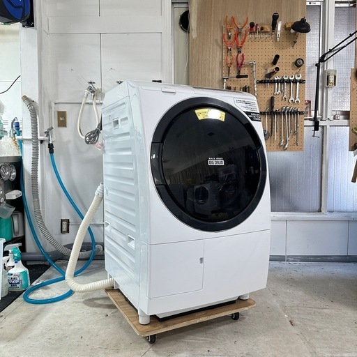 2021年式　分解洗浄　HITACHI BD-SG100FL ドラム式洗濯機