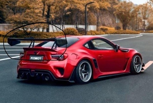 86 BRZ  gtウィング スワンネック