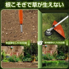 【新品未使用品】除草バイブレーター【バッテリー取り外し可能・急速充電】草刈り機 高出力モーター2000mAh 高性能電池 ハンディの画像