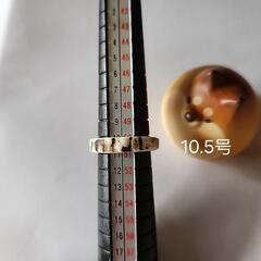 鹿　角　メンズリング　10.5号③の画像