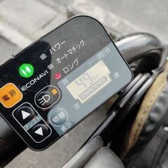 整備済み⭕️7月28日夜、都内場所により、無料配送🙂🍀整備済み配送⭕️見やすいモニター🌸最長49km210分キロ パナソニック電動自転車 の画像
