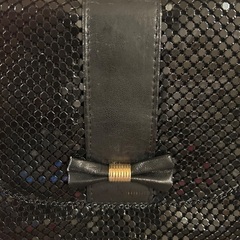 かわいい黒のパーティーバッグの画像