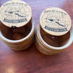 お洒落なミニ樽2セット　コーヒー　珈琲　ブルーマウンテンの画像