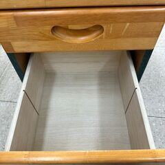 ★リユースのサカイ高崎店★TJ12313  袖机 茶 H57×D45.5×W40.5 クリーニング済みの画像