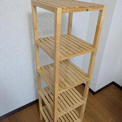 ウッドラック　木製の棚の画像