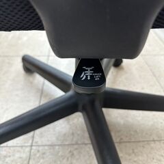 ★リユースのサカイ高崎店★TJ12314  椅子 黒 H83.5×D42×W53 クリーニング済みの画像