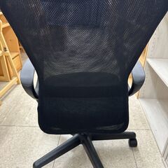 ★リユースのサカイ高崎店★TJ12314  椅子 黒 H83.5×D42×W53 クリーニング済みの画像