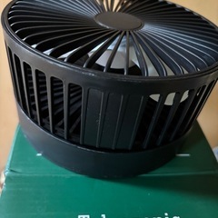 【商談中】【新品・未使用】折りたたみ可能扇風機 1台 黒色の画像