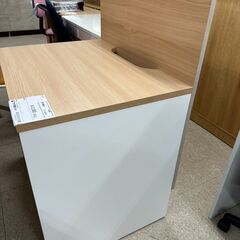 ★リユースのサカイ高崎店★TJ12315  デスク クリーム H120.5×D60.5×W80 クリーニング済みの画像