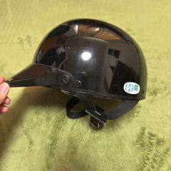 原付バイクのヘルメットの画像